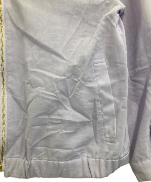 自由区（ジユウク）自由区 (ジユウク) シアーブルゾン ラベンダー サイズ:38の古着・服飾アイテム