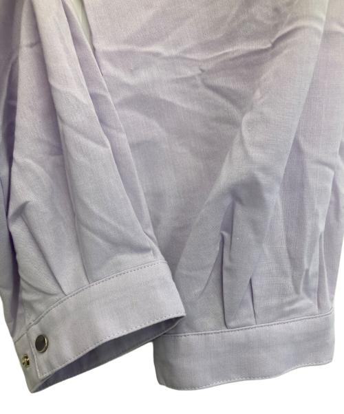 自由区（ジユウク）自由区 (ジユウク) シアーブルゾン ラベンダー サイズ:38の古着・服飾アイテム