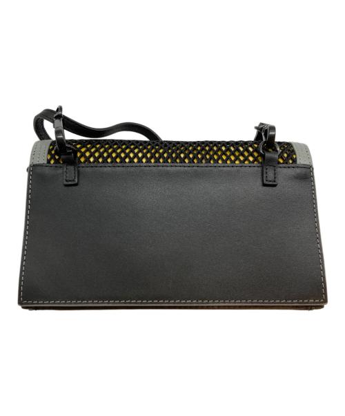 DIESEL（ディーゼル）DIESEL (ディーゼル) ショルダーウォレット ブラック×イエロー サイズ:-の古着・服飾アイテム