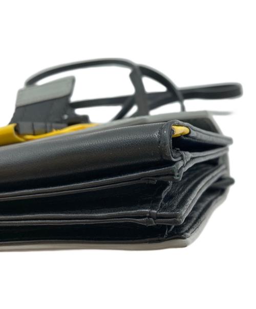 DIESEL（ディーゼル）DIESEL (ディーゼル) ショルダーウォレット ブラック×イエロー サイズ:-の古着・服飾アイテム