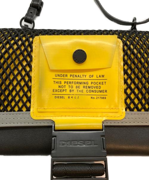 DIESEL（ディーゼル）DIESEL (ディーゼル) ショルダーウォレット ブラック×イエロー サイズ:-の古着・服飾アイテム
