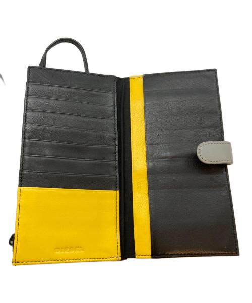 DIESEL（ディーゼル）DIESEL (ディーゼル) ショルダーウォレット ブラック×イエロー サイズ:-の古着・服飾アイテム