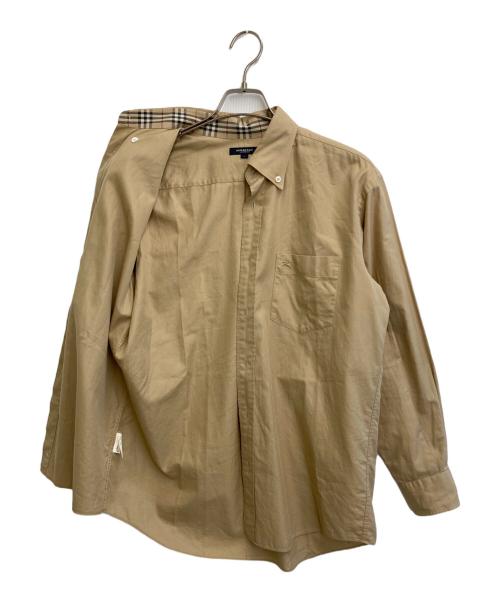 BURBERRY LONDON（バーバリーロンドン）BURBERRY LONDON (バーバリーロンドン) 長袖シャツ ベージュ サイズ:Lの古着・服飾アイテム