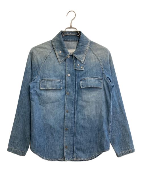 Maison Margiela（メゾンマルジェラ）Maison Margiela (メゾンマルジェラ) デニムジップジャケット インディゴ サイズ:48の古着・服飾アイテム
