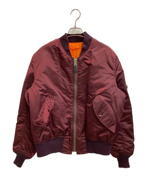 CORINTH（コリンス）CORINTH (コリンス) MA-1ジャケット ワインレッド サイズ:Mの古着・服飾アイテム