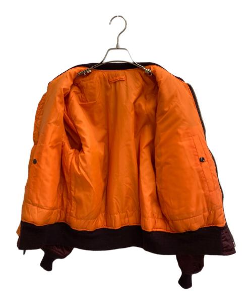 CORINTH（コリンス）CORINTH (コリンス) MA-1ジャケット ワインレッド サイズ:Mの古着・服飾アイテム