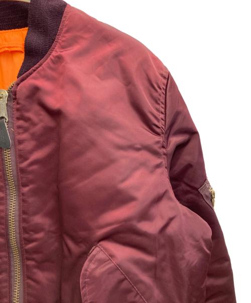 CORINTH（コリンス）CORINTH (コリンス) MA-1ジャケット ワインレッド サイズ:Mの古着・服飾アイテム