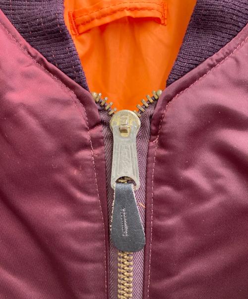 CORINTH（コリンス）CORINTH (コリンス) MA-1ジャケット ワインレッド サイズ:Mの古着・服飾アイテム