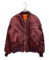 CORINTH（コリンス）の古着「MA-1ジャケット」｜ワインレッド