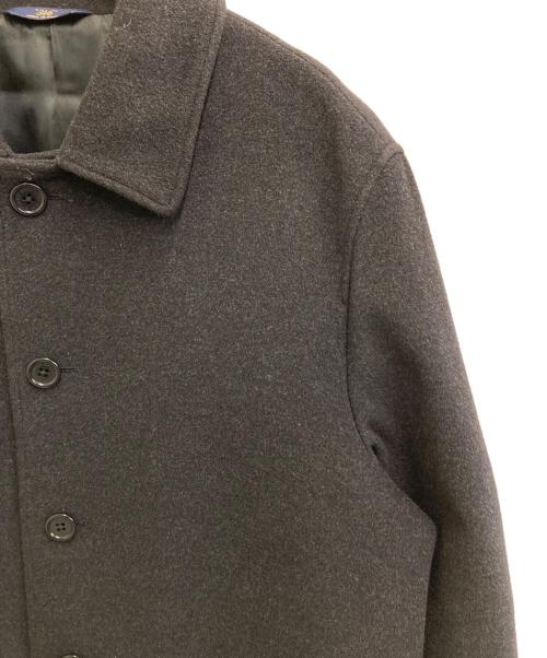 346 BROOKS BROTHERS（346 ブルックスブラザーズ）346 BROOKS BROTHERS (346 ブルックスブラザーズ) カシミヤ混コート ブラック サイズ:38Sの古着・服飾アイテム