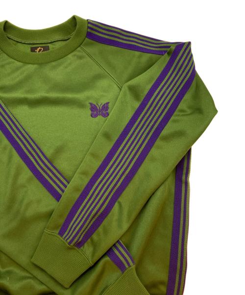 Needles（ニードルズ）Needles (ニードルズ) Track Crew Neck Shirt グリーン サイズ:XSの古着・服飾アイテム