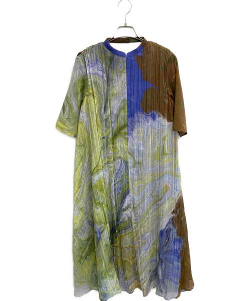 Ameri（アメリ）Ameri (アメリ) MEDI ERIN WRINKLE DRESS マルチカラー サイズ:Ｓの古着・服飾アイテム