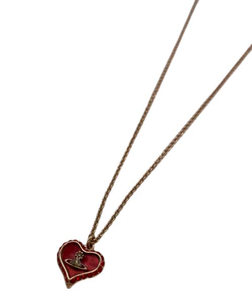 Vivienne Westwood（ヴィヴィアンウエストウッド）Vivienne Westwood (ヴィヴィアンウエストウッド) ペトラネックレス レッドの古着・服飾アイテム