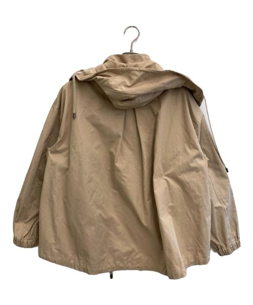 BEARDSLEY（ビアズリー）BEARDSLEY (ビアズリー) フードブルゾン ベージュ サイズ:FREEの古着・服飾アイテム