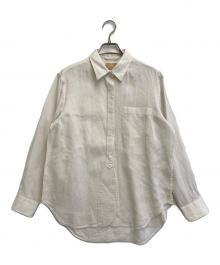 NIGEL CABOURN（ナイジェルケーボン）の古着「リネンシャツ」｜ホワイト