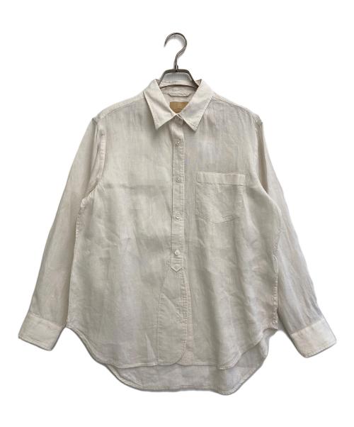 NIGEL CABOURN（ナイジェルケーボン）NIGEL CABOURN (ナイジェルケーボン) リネンシャツ ホワイト サイズ:8の古着・服飾アイテム