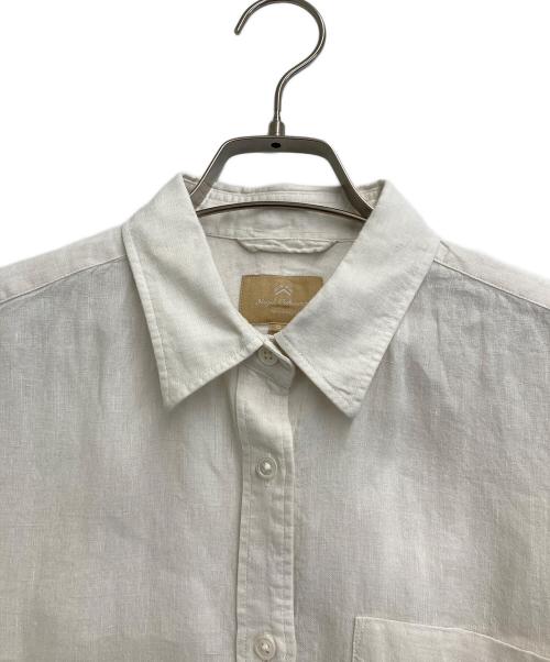 NIGEL CABOURN（ナイジェルケーボン）NIGEL CABOURN (ナイジェルケーボン) リネンシャツ ホワイト サイズ:8の古着・服飾アイテム