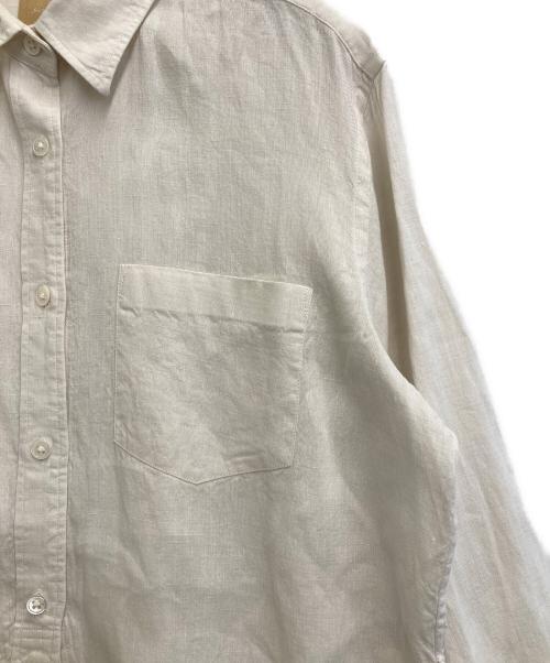 NIGEL CABOURN（ナイジェルケーボン）NIGEL CABOURN (ナイジェルケーボン) リネンシャツ ホワイト サイズ:8の古着・服飾アイテム