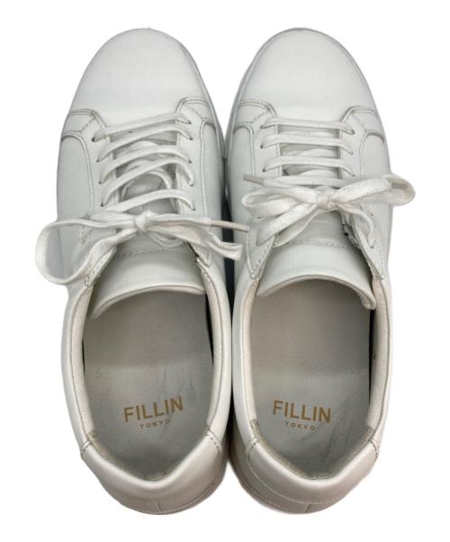 FILLIN（フィルイン）FILLIN (フィルイン) ローカットスニーカー ホワイト サイズ:SIZE 27cmの古着・服飾アイテム