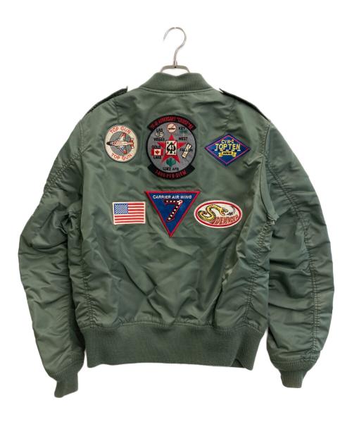 AVIREX（アヴィレックス）AVIREX (アヴィレックス) L-2B フライトジャケット カーキ サイズ:XLの古着・服飾アイテム