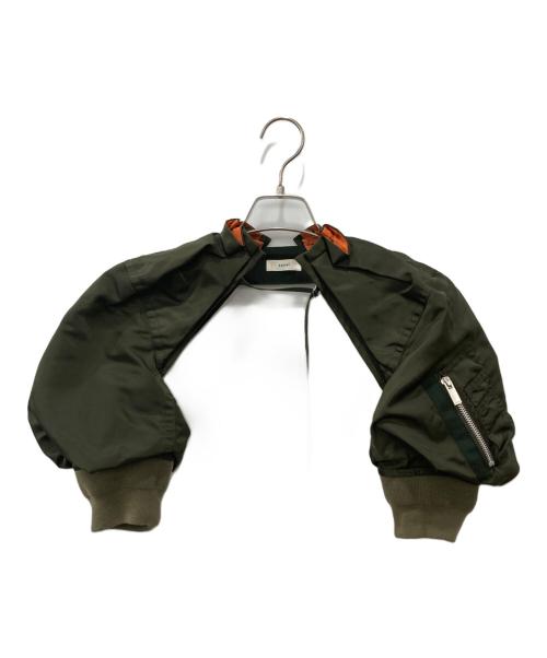 sacai（サカイ）sacai (サカイ) Nylon Twill Sleeves グリーン サイズ:-の古着・服飾アイテム