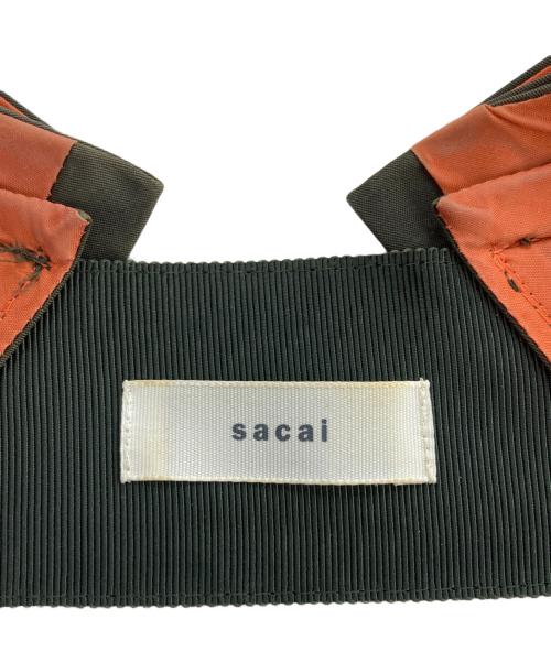sacai（サカイ）sacai (サカイ) Nylon Twill Sleeves グリーン サイズ:-の古着・服飾アイテム