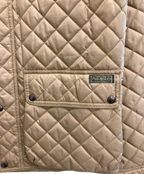 POLO RALPH LAUREN（ポロ・ラルフローレン）POLO RALPH LAUREN (ポロ・ラルフローレン) キルティングジャケット カーキ サイズ:Mの古着・服飾アイテム