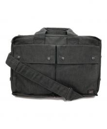 PORTER（ポーター）の古着「2WAYオーバーナイトブリーフケース」｜グレー