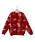 TENBOX (テンボックス) OG Logo Jacquard Sweater レッド サイズ:M 未使用品：4000円