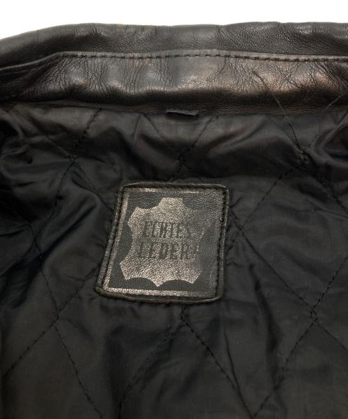 echtes leder（エヒテス レーダァ）echtes leder (エヒテス レーダァ) ライダースジャケット ブラック サイズ:52の古着・服飾アイテム