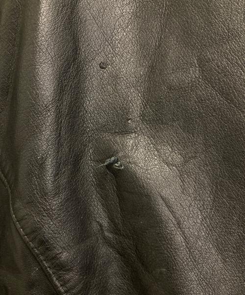 echtes leder（エヒテス レーダァ）echtes leder (エヒテス レーダァ) ライダースジャケット ブラック サイズ:52の古着・服飾アイテム