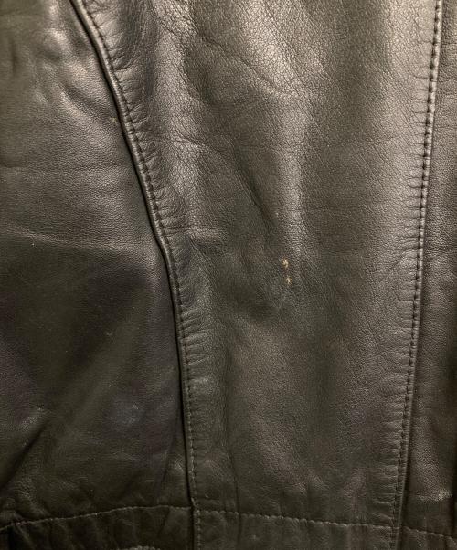 echtes leder（エヒテス レーダァ）echtes leder (エヒテス レーダァ) ライダースジャケット ブラック サイズ:52の古着・服飾アイテム