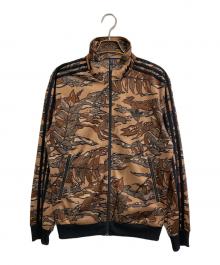 adidas（アディダス）の古着「トラックジャケット」｜カーキ×ブラウン