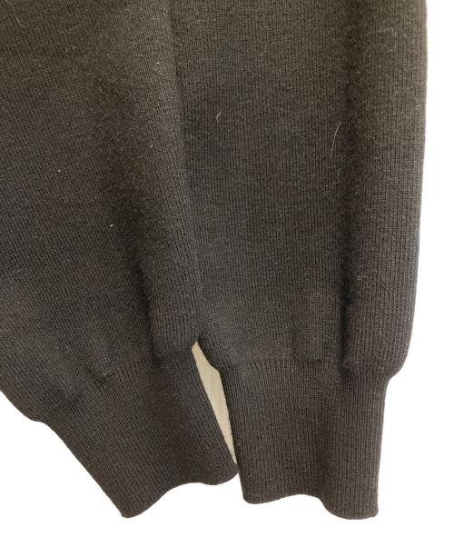 Lily Brown（リリーブラウン）Lily Brown (リリーブラウン) シャツドッキングフリルミニワンピース ブラック×ホワイト サイズ:freeの古着・服飾アイテム