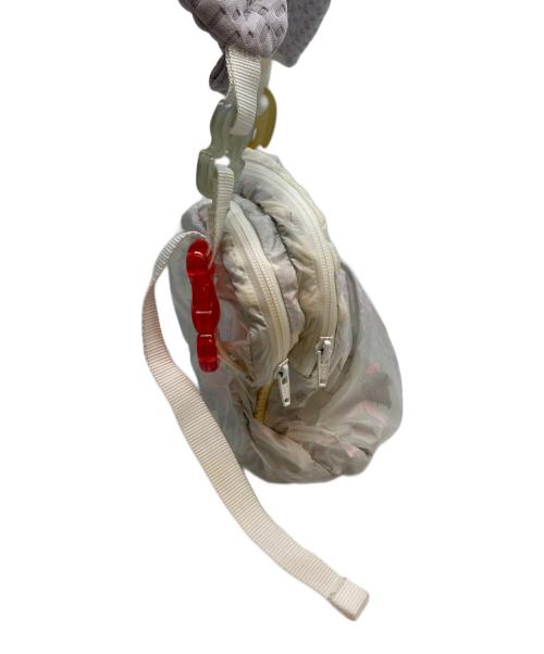 Mikio Sakabe（ミキオサカベ）MIKIO SAKABE (ミキオサカベ) Nylon Flower Bag ホワイトの古着・服飾アイテム