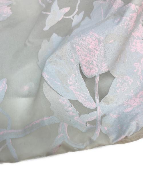 Mikio Sakabe（ミキオサカベ）MIKIO SAKABE (ミキオサカベ) Nylon Flower Bag ホワイトの古着・服飾アイテム