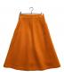 DOUBLE STANDARD CLOTHING (ダブルスタンダードクロージング) ダブルフェイスメッシュフレアスカート オレンジ サイズ:38：7000円