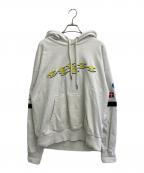 DIESELディーゼル）の古着「プルオーバーパーカー」｜ホワイト