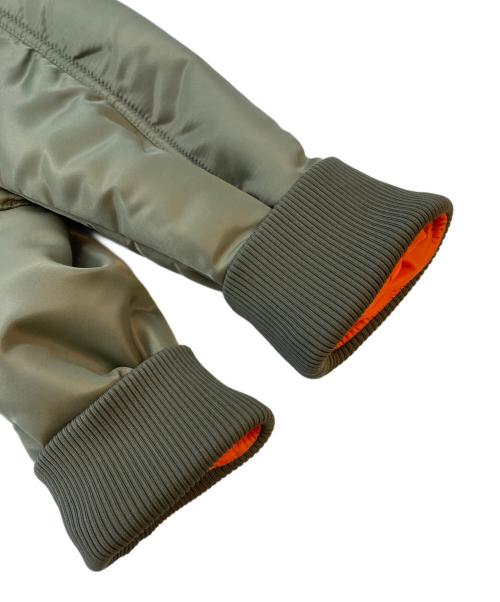 DIESEL Black Gold（ディーゼル ブラック ゴールド）DIESEL BLACK GOLD (ディーゼル ブラック ゴールド) ショート丈MA-1ジャケット グリーン サイズ:SIZE 36の古着・服飾アイテム