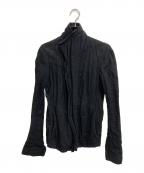 JULIUSユリウス）の古着「シルク混ジャケット」｜ブラック
