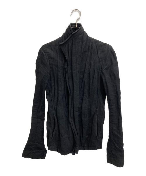 JULIUS（ユリウス）JULIUS (ユリウス) シルク混ジャケット ブラック サイズ:１の古着・服飾アイテム