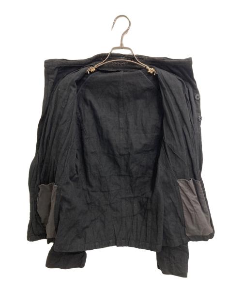 JULIUS（ユリウス）JULIUS (ユリウス) シルク混ジャケット ブラック サイズ:１の古着・服飾アイテム