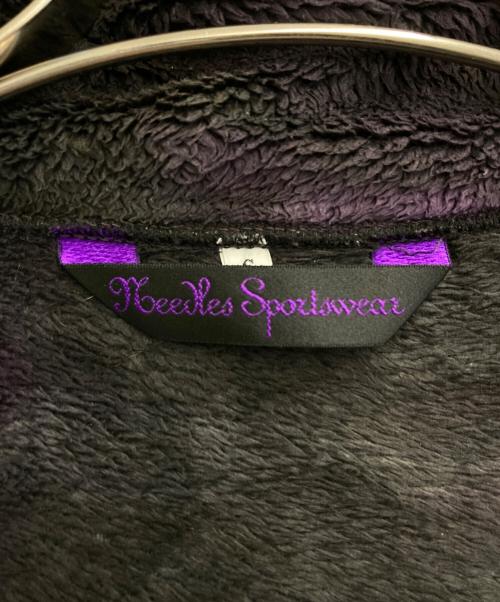 Needles sportswear（ニードルズスポーツウェア）Needles Sportswear (ニードルズスポーツウェア) フリースジャケット パープル×ブラック サイズ:Sの古着・服飾アイテム