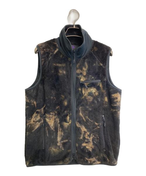 Needles sportswear（ニードルズスポーツウェア）Needles Sportswear (ニードルズスポーツウェア) フリースベスト ブラウン×ブラック サイズ:Sの古着・服飾アイテム
