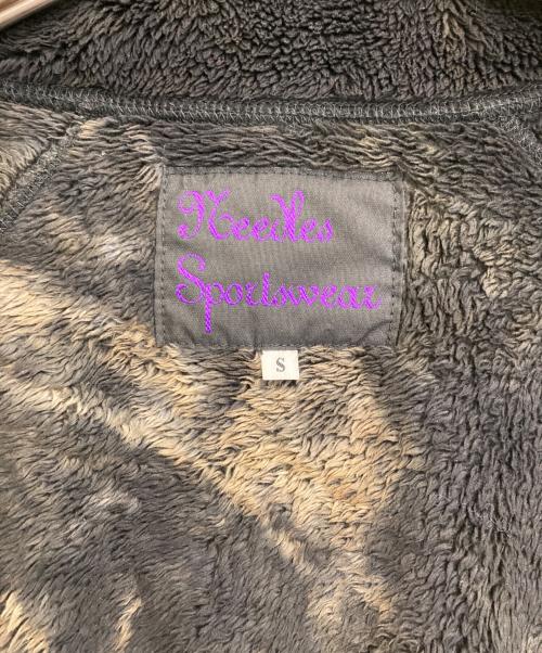 Needles sportswear（ニードルズスポーツウェア）Needles Sportswear (ニードルズスポーツウェア) フリースベスト ブラウン×ブラック サイズ:Sの古着・服飾アイテム