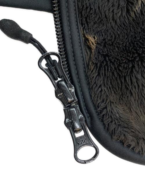 Needles sportswear（ニードルズスポーツウェア）Needles Sportswear (ニードルズスポーツウェア) フリースベスト ブラウン×ブラック サイズ:Sの古着・服飾アイテム