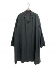 KOLOR（カラー）の古着「Wooly Finished Polyester Taffeta Coat」｜ブラック