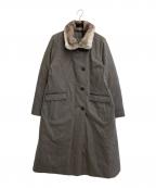 HALEINEアレンヌ）の古着「ダウンウールコート」｜グレー