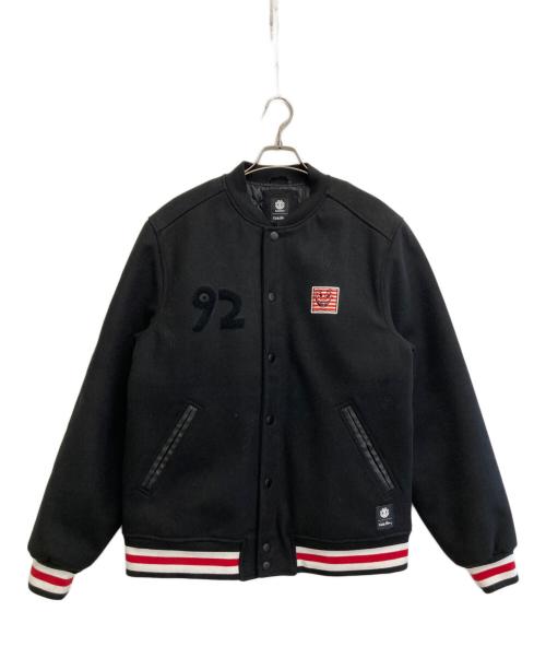 ELEMENT（エレメント）ELEMENT (エレメント) Keith Haring (キースヘリング) スタジャン ブラック サイズ:Lの古着・服飾アイテム