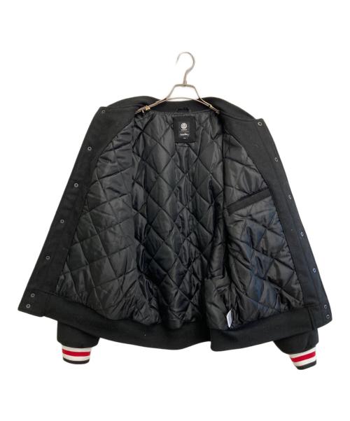 ELEMENT（エレメント）ELEMENT (エレメント) Keith Haring (キースヘリング) スタジャン ブラック サイズ:Lの古着・服飾アイテム